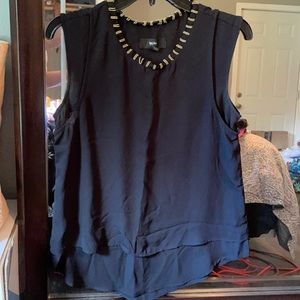 Black and gold dress top